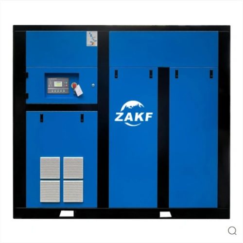 Remarkably improved air efficiency 250 hp 185 kw two stage industrial screw air compressor